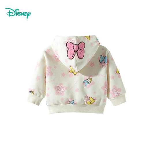 迪士尼2025春秋新款女童开衫外套女孩舒适耐磨连帽卫衣运动休闲外套ZD3ES031 商品图5