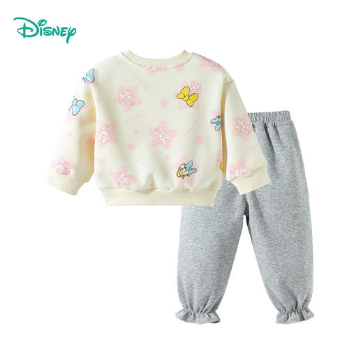 迪士尼2025春秋新款女童卫衣套装宽松舒适耐磨不易起球运动休闲套装ZD3ET028 商品图3