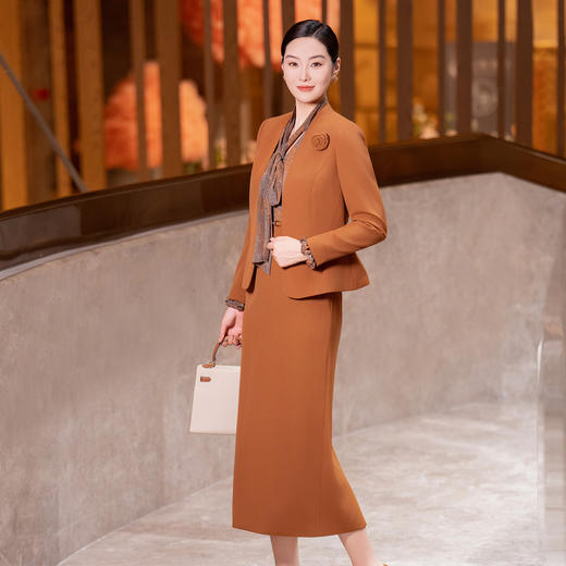 YBY L847气质职业套装裙时尚女神范西装连衣裙两件套 商品图1