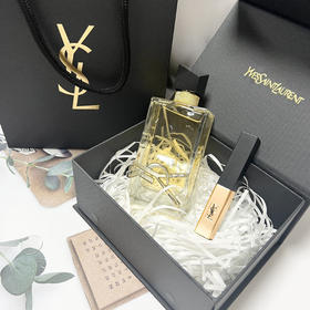 YSL圣罗兰自由之水90ml+小金管口红1966+礼盒