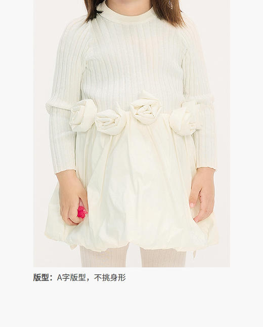 jnby   25年秋款   长袖毛衫连衣裙  YP9G11490 商品图4