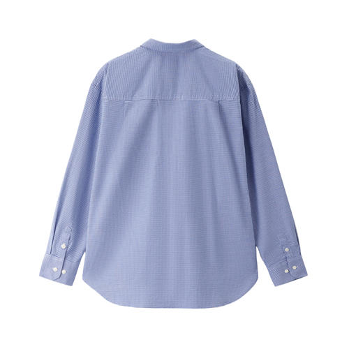 佐丹奴女装25年商场同款牛津纺单口袋长袖衬衫05345018 商品图10