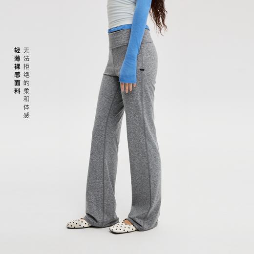 oneup翻折微喇瑜伽长裤 商品图2