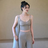 跃牌【禅语梵心】云感美背细肩带花边瑜伽背心带胸垫普拉提健身文胸运动内衣女WX5537 商品缩略图0
