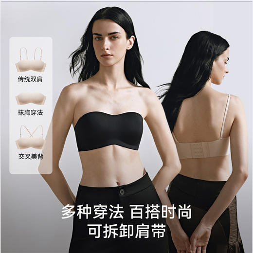 【内衣内裤专场】EMXEE嫚熙圆圆胸无肩带内衣 商品图3