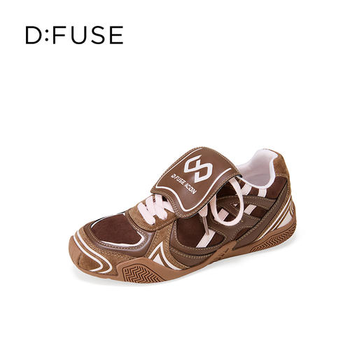 Dfuse迪芙斯2025秋季新款百搭复古德训鞋翻盖鞋舌休闲运动鞋小白鞋DFD3112078 商品图11