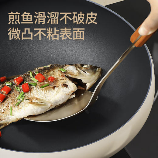 温仑山Velosan 无涂层鹅卵石不粘炒锅32cm VE038 商品图4