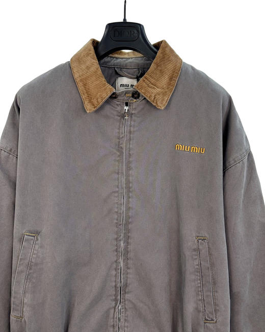 中性款灯芯绒领棉服外套017 商品图2