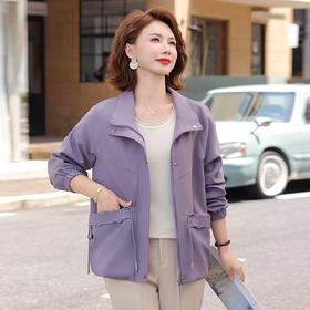 FW 8038妈妈时尚减龄风衣外套