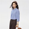 佐丹奴女装25年商场同款牛津纺单口袋长袖衬衫05345018 商品缩略图4