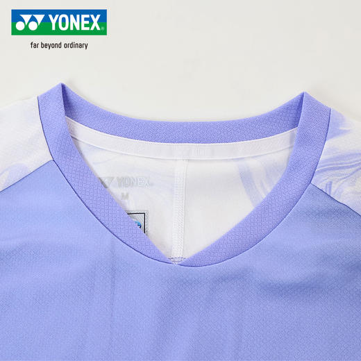 尤尼克斯 男款 / 女款 比赛系列 运动短袖  1103225BCR / 2103225BCR 商品图2