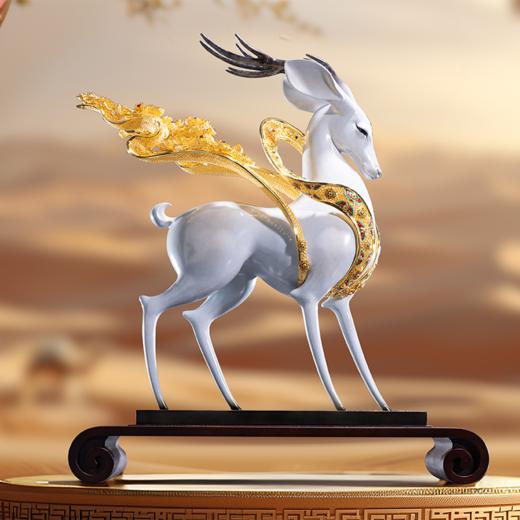 朱炳仁铜 | 九运中国鹿·玄鹿 家居摆件 商品图1