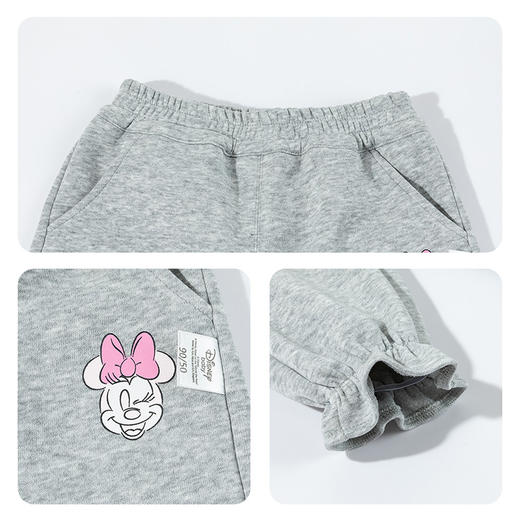 迪士尼2025春秋新款女童卫衣套装宽松舒适耐磨不易起球运动休闲套装ZD3ET028 商品图7