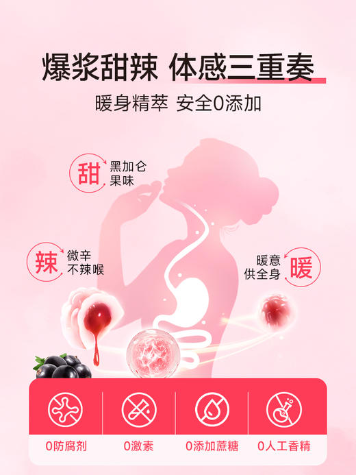 【姨妈好搭档 微微辣回暖快🔥】Ameri-Vita铁夹心软糖（黑胡椒）热感软糖15粒装/袋 贫血补铁血气成人女性生理经期暖肚神器 商品图2