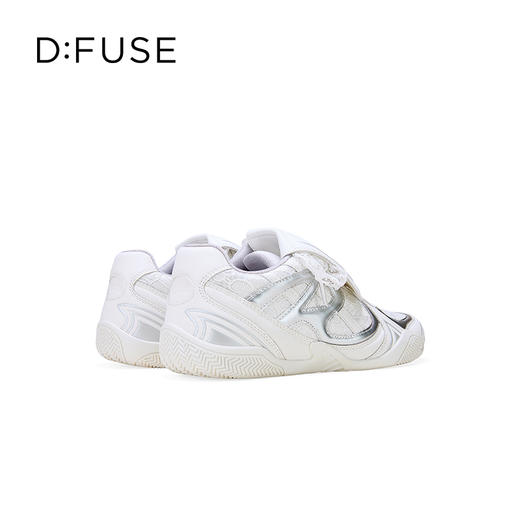 Dfuse迪芙斯2025秋季新款百搭复古德训鞋翻盖鞋舌休闲运动鞋小白鞋DFD3112078 商品图8