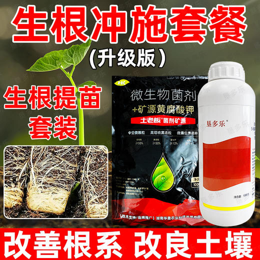 华垦复硝酚钠生根冲施方案组合强力生根蔬菜番茄生根促根调节生长 商品图4
