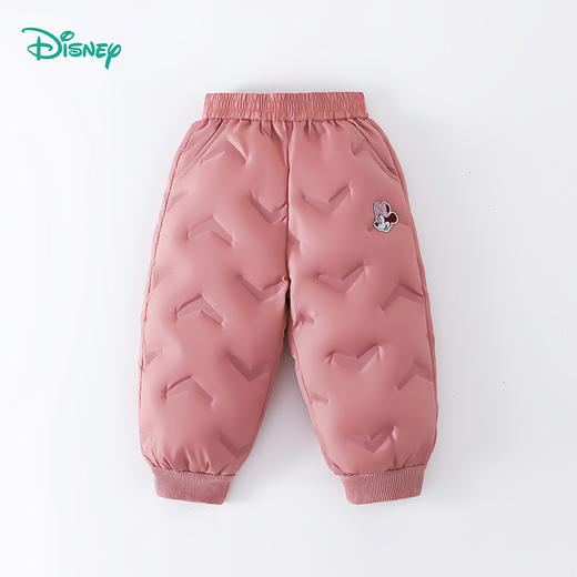 迪士尼秋冬新款男女童防风保暖裤中大童休闲保暖棉裤ZD4EK009 商品图8