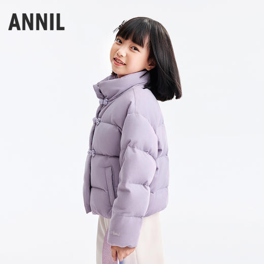 【-5~5℃聚暖系列】女童短款羽绒服冬季新款安奈儿童装EG545606 商品图1