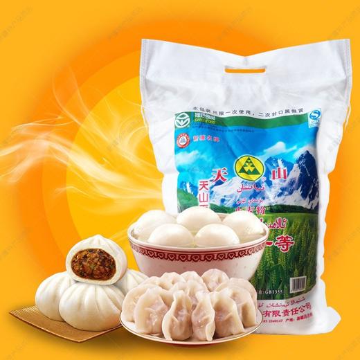 新款新品新疆天山面粉10Kg/5kg特制一等新疆拉面拉条子小麦粉产地直供 商品图2