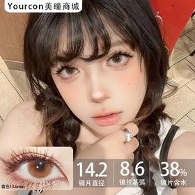 Yukicon半年抛-迷迭香系列·迷迭香棕/迷迭香蓝·14.2mm·中等着色