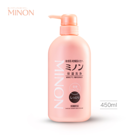 Minon 蜜浓 洗发沐浴二合一敏感肌温和沐浴露 450ml