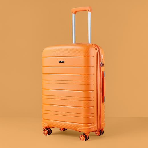 摔不烂行李箱全新PP拉杆箱行李箱 大容量拉链箱20寸登记密码箱 商品图4