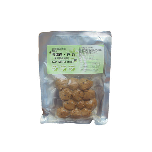 拾豆记 豆蛋白 豆丸、素块、原味/黑椒味豆排 商品图11