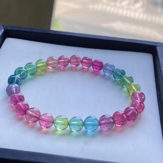 7mm单圈彩虹碧玺手串 商品图1