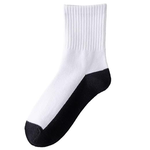 【拍1发5！学生专用袜！】高品质儿童袜子 春秋款纯棉中筒袜拼色防臭全棉男女童无骨学生运动袜 商品图4