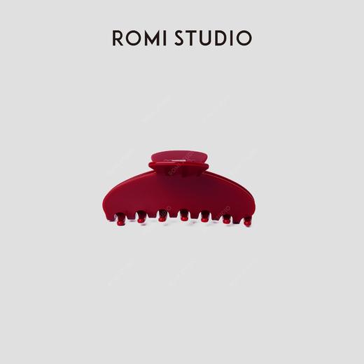 ROMI STUDIO“Cherry Kiss” 醋酸纤维轻量鲨鱼发夹头饰 24SSS162 商品图0