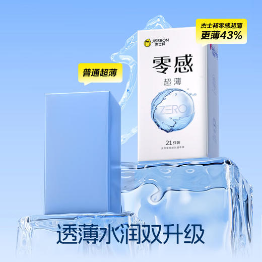 【双11专属】杰士邦超薄零感避孕套12只（亏出） 商品图1