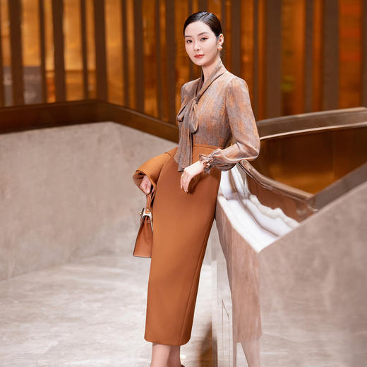 YBY L847气质职业套装裙时尚女神范西装连衣裙两件套 商品图2