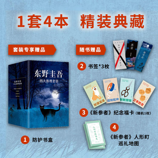 东野圭吾四大推理套装（2025版） 商品图2