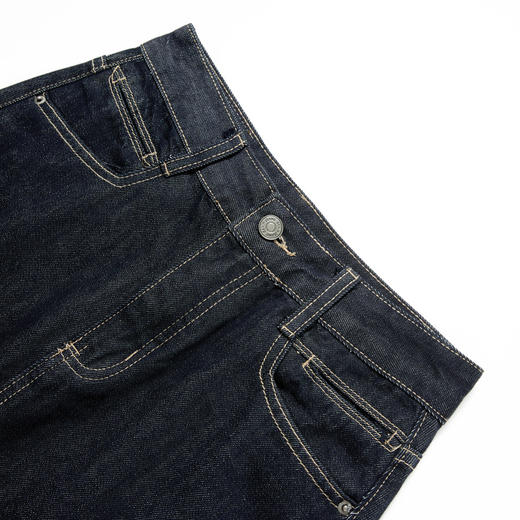 西遇复古气质优雅牛仔裙女秋季高腰显瘦通勤中长款直筒半身裙H0051318 商品图5