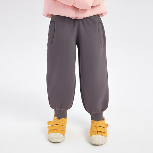 笛莎Deesha 童装女童裤子2025冬新款女童插袋松紧螺纹束脚裤 商品图1