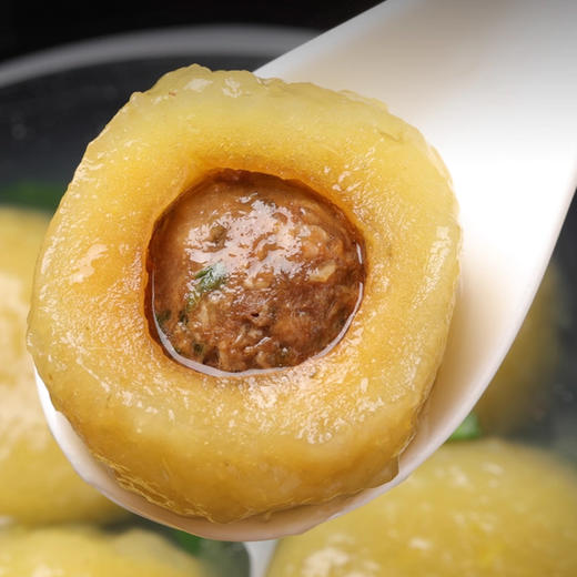 手工番薯丸 500g紫菜肉馅乐心包心土豆丸 商品图4