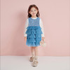 笛莎Deesha 童装女童裙子2025冬新款女童小香风网纱裙 商品缩略图2