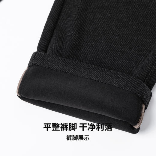 【含绵羊毛&抑菌】圣得西男羊毛混纺长裤2025秋款微廓直筒休闲裤 商品图10