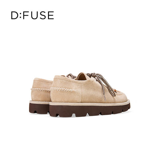 Dfuse迪芙斯2025秋季新款航海风勃肯鞋复古学院风绒面袋鼠鞋休闲女鞋DFD3112052 商品图8