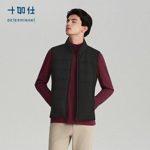 【十如仕】秋冬梭织立领驼绒保暖马甲-VT01-01 商品图9