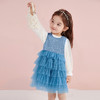 笛莎Deesha 童装女童裙子2025冬新款女童小香风网纱裙 商品缩略图0