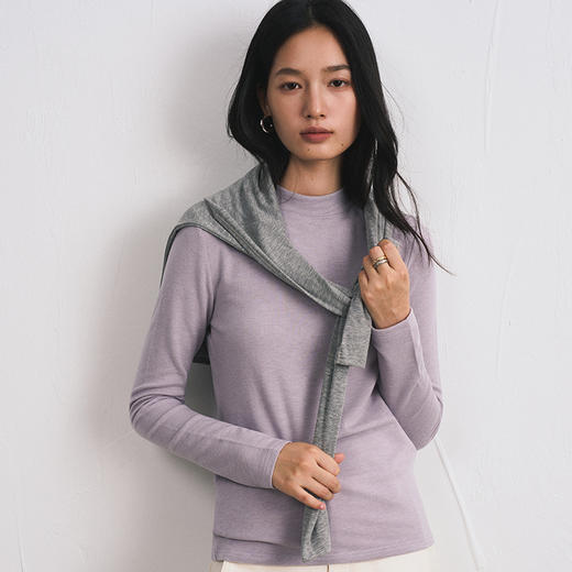 【醋酸天丝羊毛轻绒衣】 圆领/中领/高领，软糯呵护肌肤，百搭叠穿自然丝滑，打造纸片人既视感 商品图1