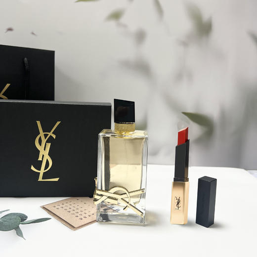 YSL圣罗兰自由之水90ml+小金管口红1966+礼盒 商品图1