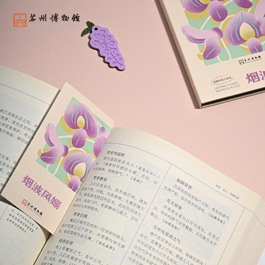 苏州博物馆 烟波风嫋紫藤线香及香插套装 商品图4