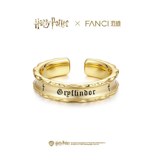 【全球上市】Fanci范琦×哈利·波特联名系列学院风魔法戒指金色时尚原装设计 商品图5