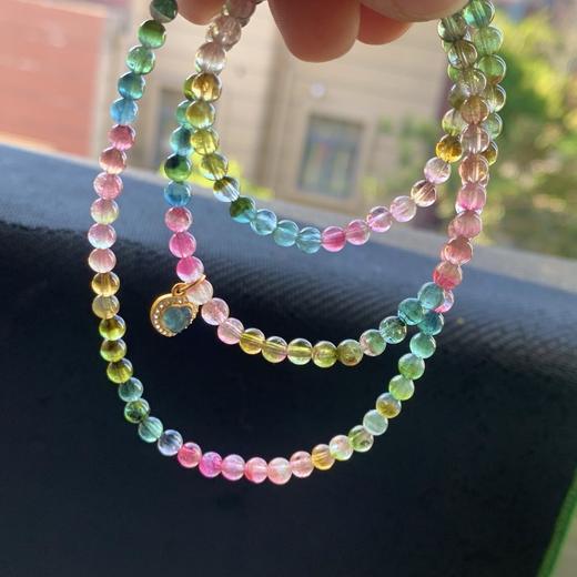 4.3mm多圈西瓜碧玺手串 商品图3