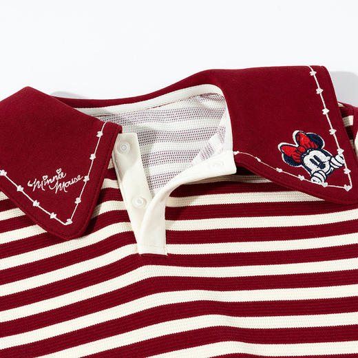 迪士尼25秋新款女童宽松卫衣休闲喇叭裤两件套套装ZD3ET011 商品图5