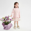 笛莎Deesha 童装女童连衣裙2025冬新款女童甜美木耳边网纱彩点卫衣裙 商品缩略图2