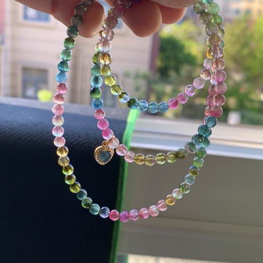 4.3mm多圈西瓜碧玺手串 商品图2