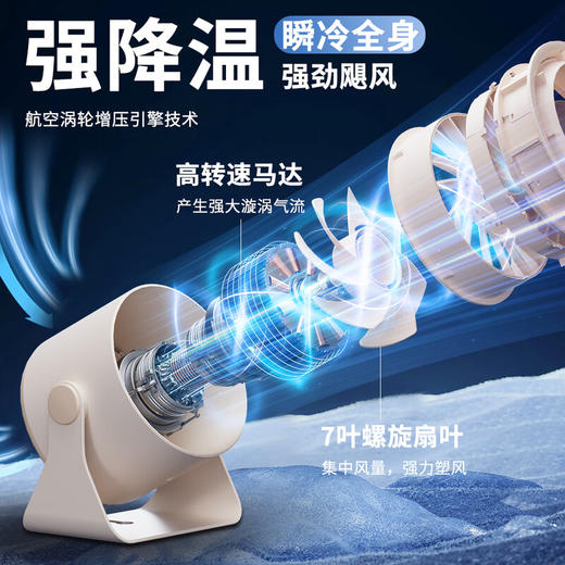 丽特斐高速充电型台式循环扇GXZ-F75 商品图3